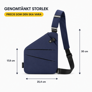 SecureGo Stöldsäker Axelväska