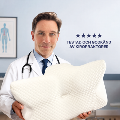Vaknar du med stel nacke och ont i axlarna?